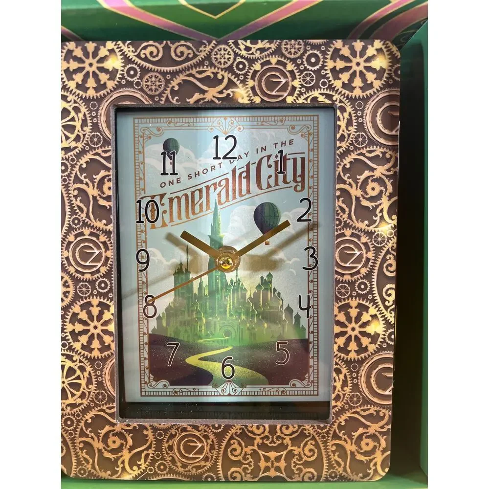 NEW Wicked Emerald City frame desk clock Wizard of Oz musical Broadway